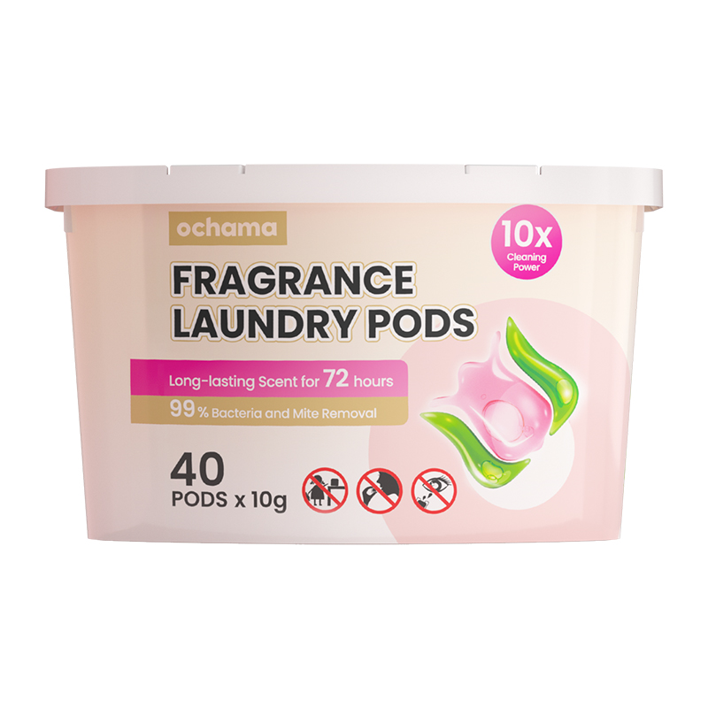 ochama Capsules De Lavage Parfumées, 40 Capsules (10G Par Capsule), Parfum De Tulipe, Parfum Longue Durée, Nettoyage Profond Des Textiles