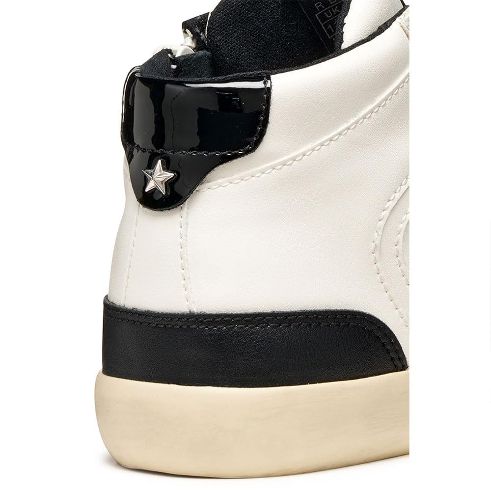 GEOX J Gisli Sneaker Femme Blanc/Noir
