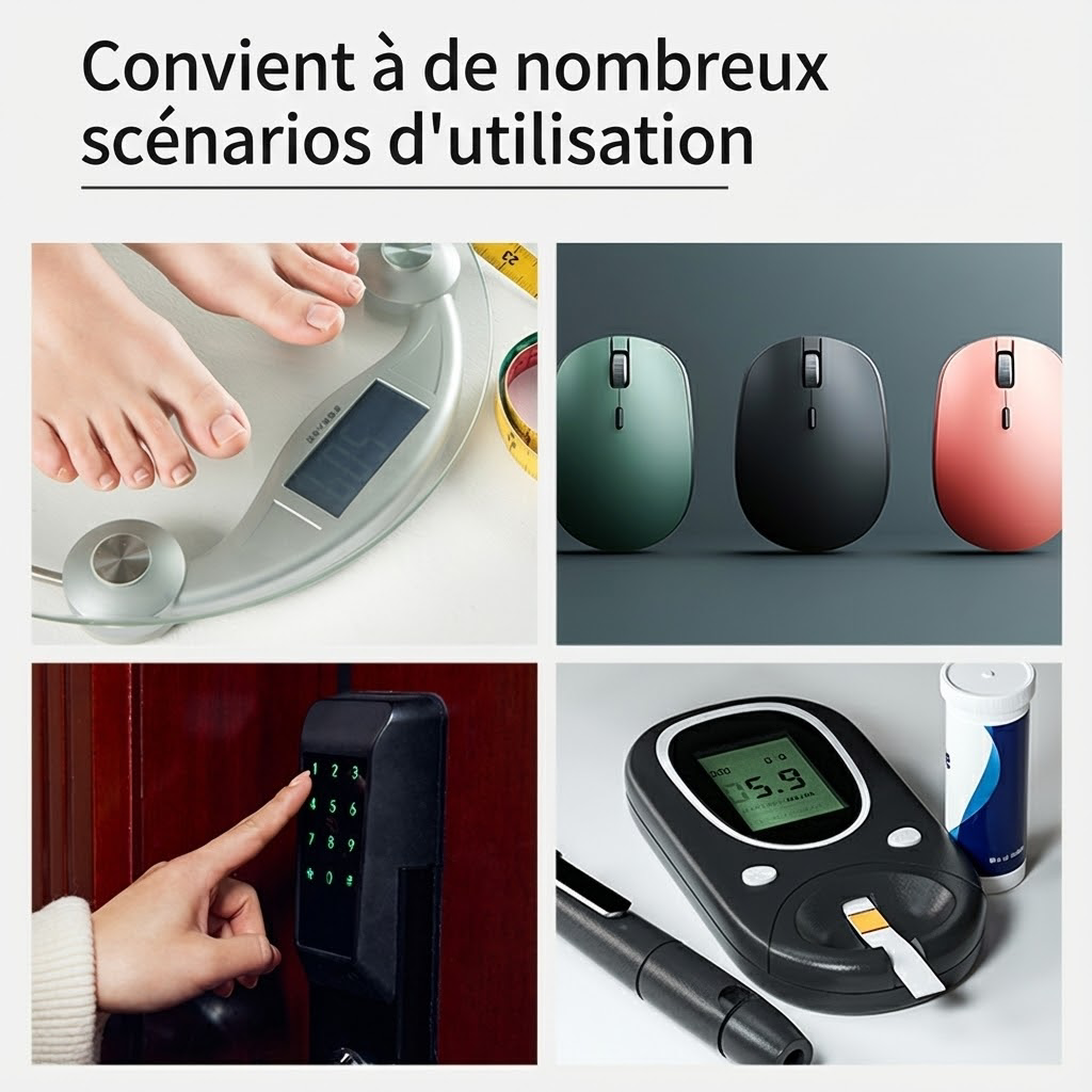 Ochama Piles AA 10 pièces, Alcalines, sans mercure, Écologiques, pour tensiomètre/lecteur de glycémie/serrure à empreinte digitale/télécommande/balance numérique/jouets 10 pièces
