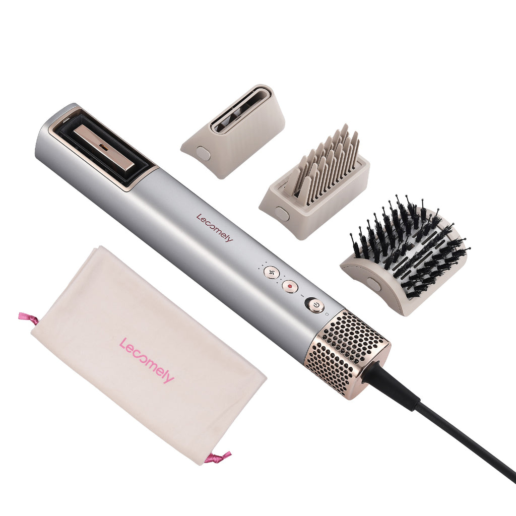 Lecomely Sèche-cheveux haute vitesse hydro-ionique, soin capillaire renforcé pendant séchage rapide, tout-en-un pour coiffage qualité salon, compact et adapté aux voyages