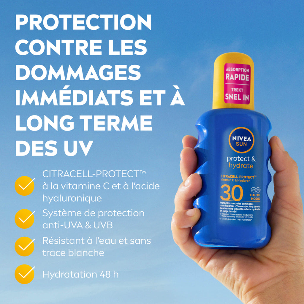 NIVEA Sun Spray Solaire Protect & Hydrate SPF 30 - 200 ml