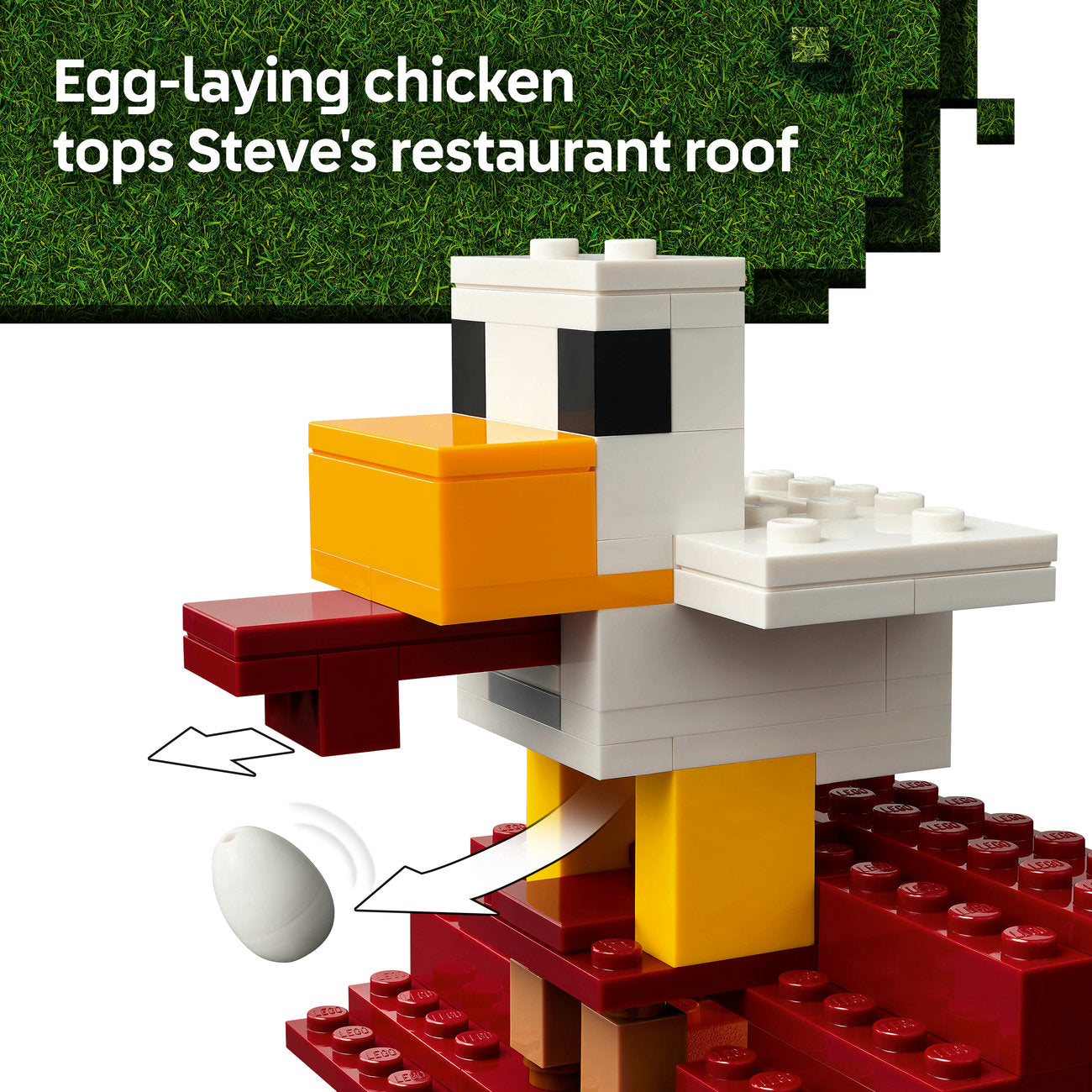 LEGO Minecraft 21273 L'attaque du village par le ballon Ghast