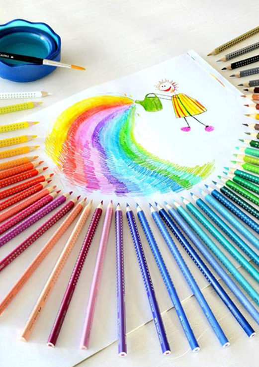 FABER-CASTELL Colour Grip Lot de 36 crayons de couleur