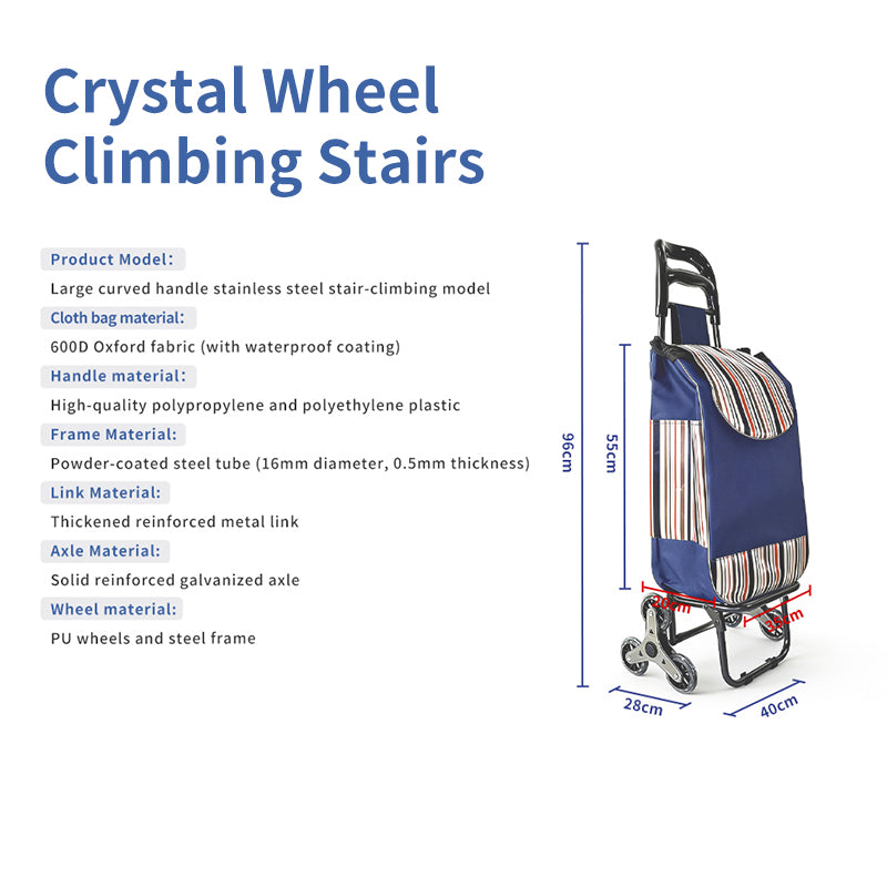 Strong bird Nouveau modèle 2026 | Caddie de courses compact monte-escalier à poignée ergonomique, Mini chariot pliable très vendu en Europe pour courses et usage domestique