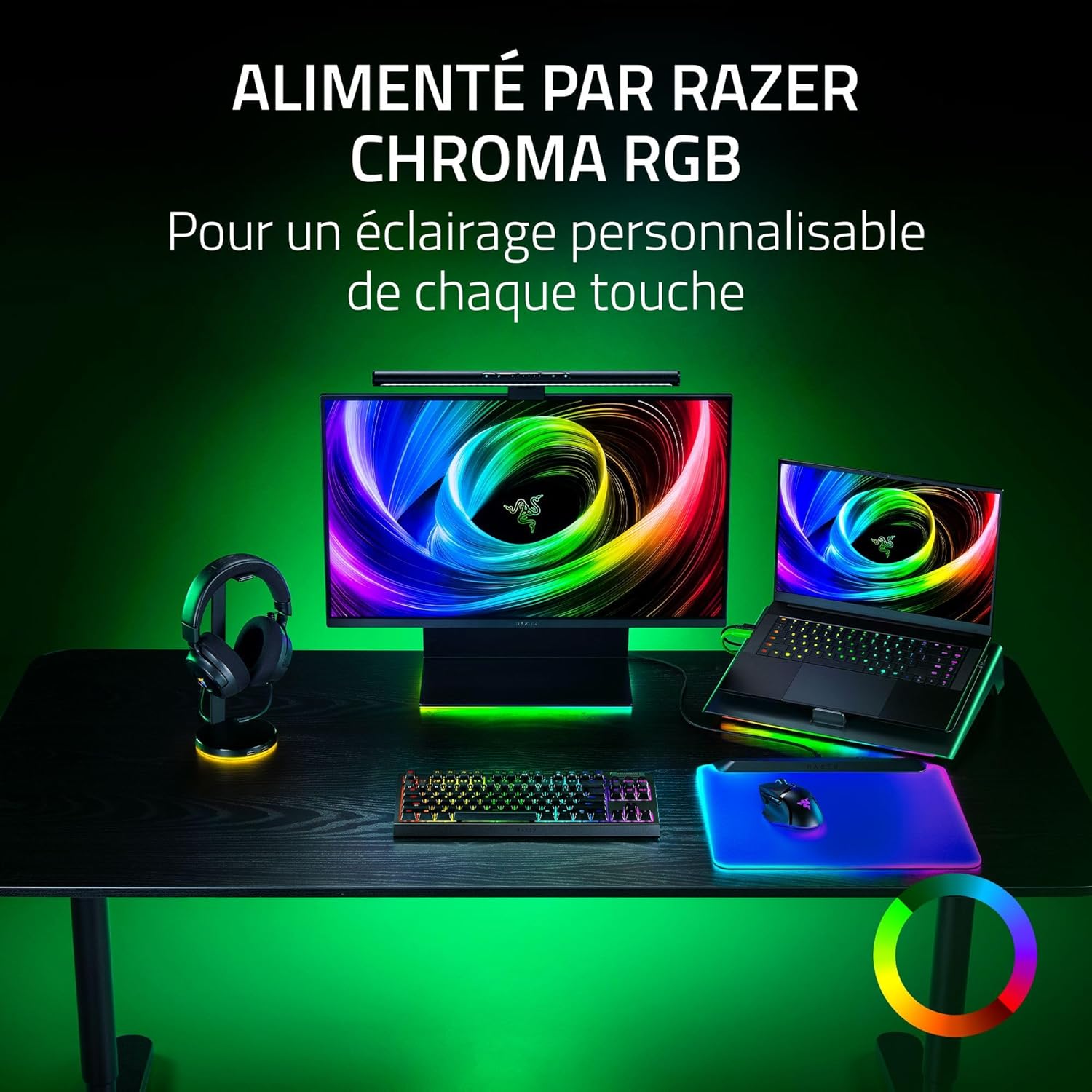 Razer BlackWidow V4 Tenkeyless HyperSpeed Clavier Gaming sans fil (Switch Orange) - AZERTY - Noir