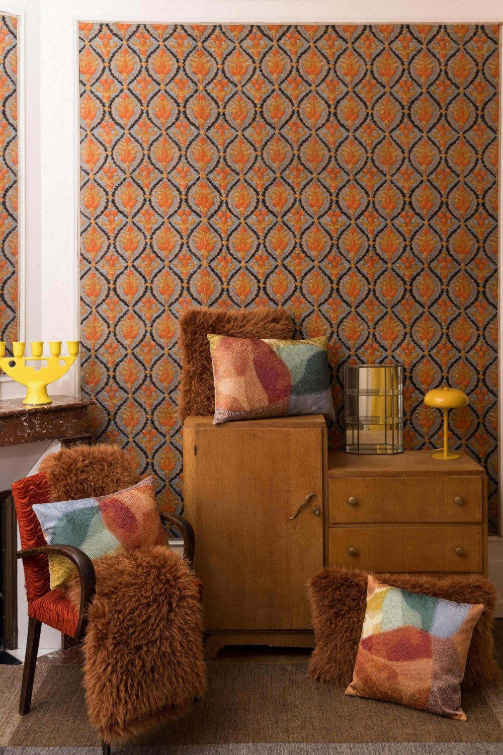 Vivaraise NEVIO HOUSSE DE COUSSIN BRODE MULTICO