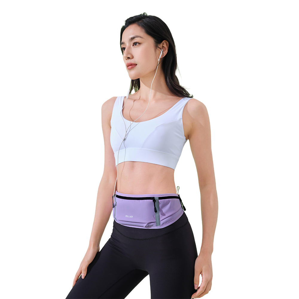 PELLIOT Sac banane Unisexe Sport Extérieur Mains Libres Pratique – Léger et durable, Violet lilas