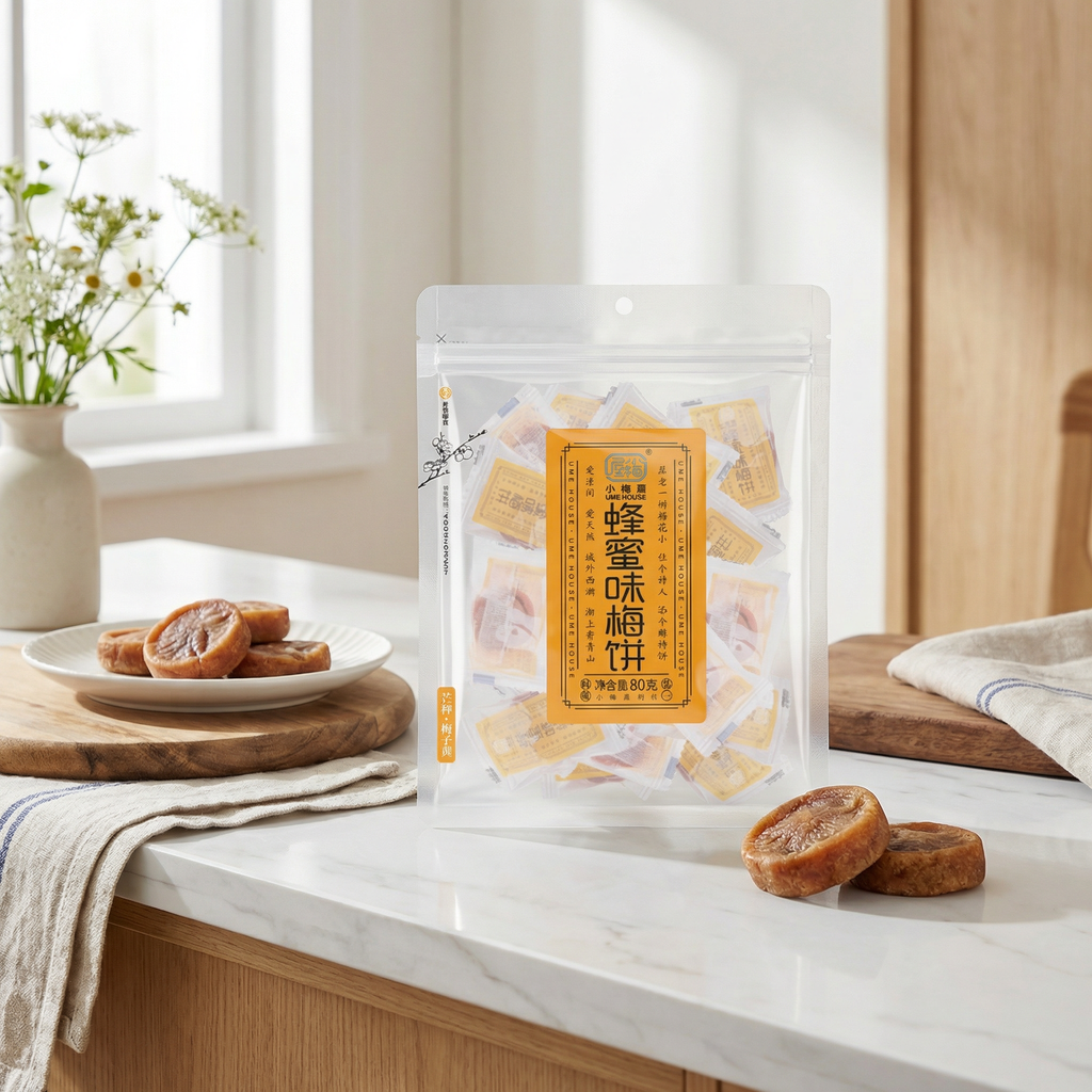 UME HOUSE Gâteau à la prune saveur miel - 80 g
