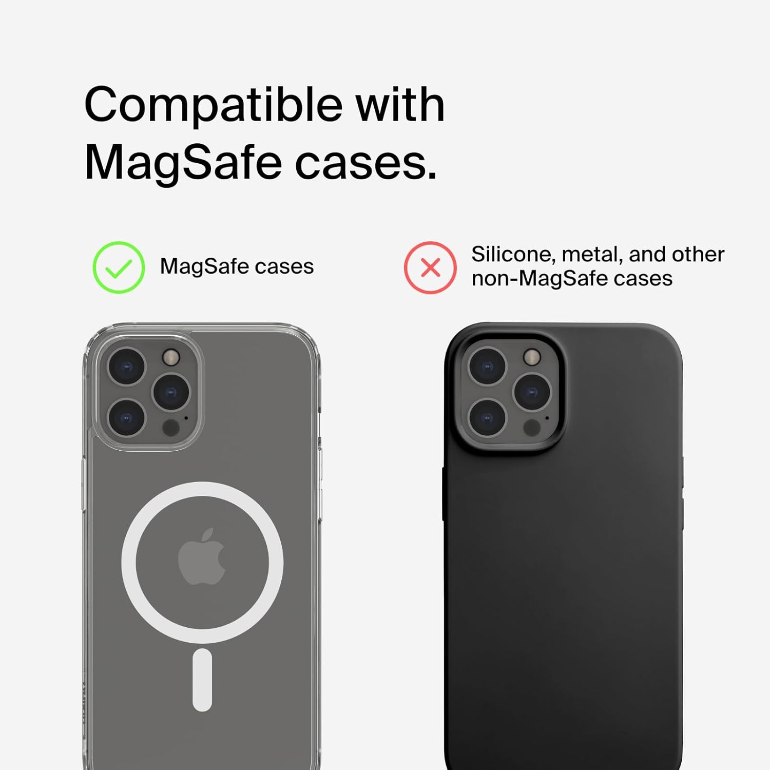 Belkin BoostCharge Pro batterie externe magnétique compatible Qi2, 8 000 mAh, noir