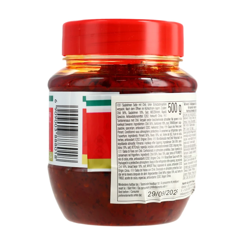 Juan Cheng Pâte de haricots de Pixian à l'huile pimentée - 500 g