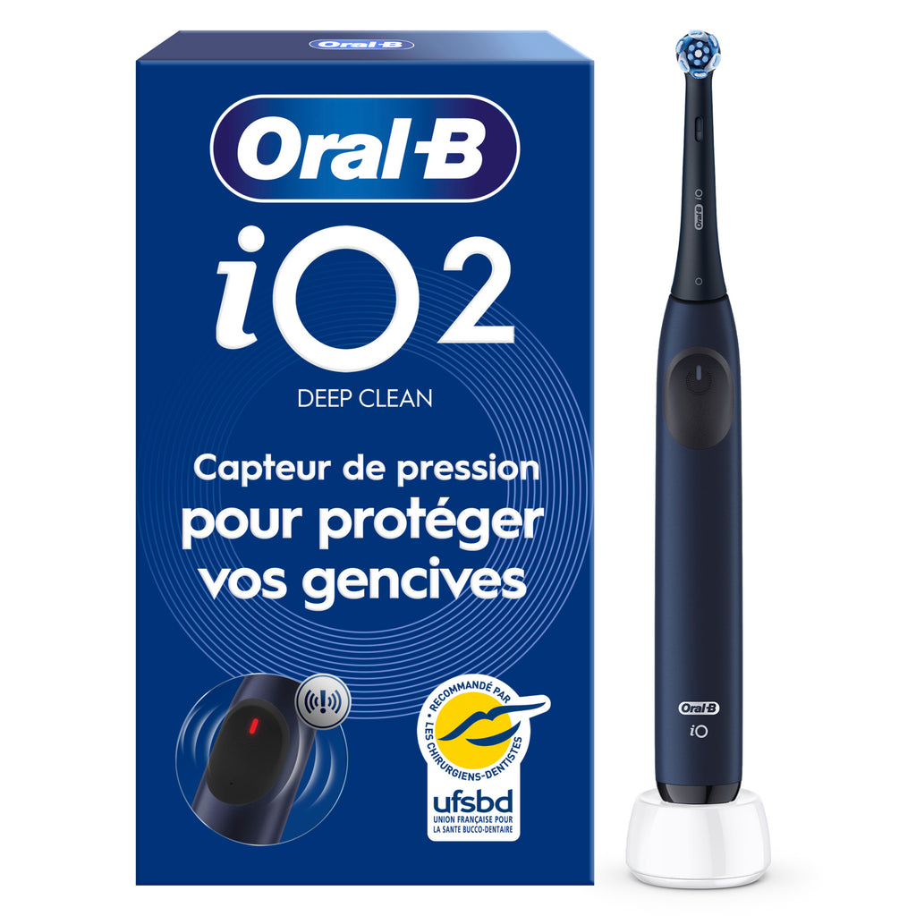 Oral-B iO2 Brosse à dents électrique Bleue 1 brossette