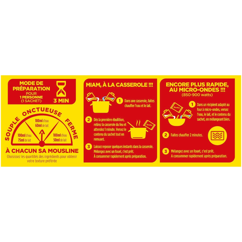 MOUSL Purée Crème Muscade 4×31.25g