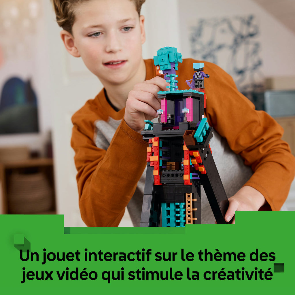 LEGO Minecraft : La Tour et la Forteresse Enderman 21279 (867 Pièces)