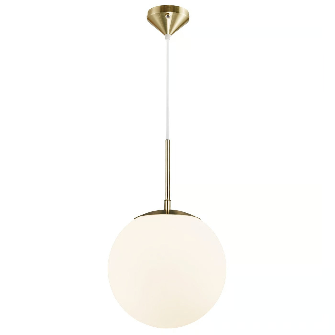 Suspension GRANT 25 verre et métal laiton IP20 E27 - Nordlux, Intérieur