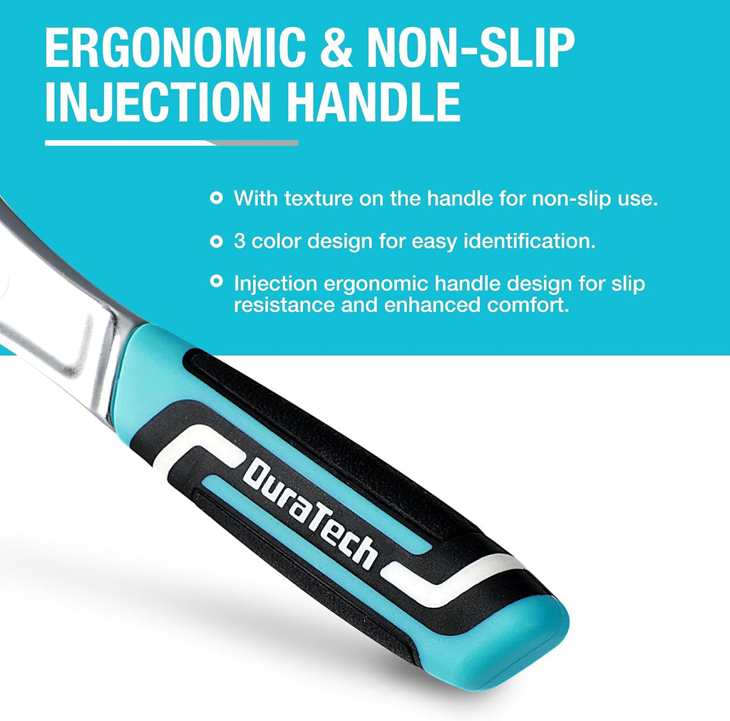 DURATECH Clé à Cliquet 1/4" avec 90 Dents, Cliquet à Libération Rapide