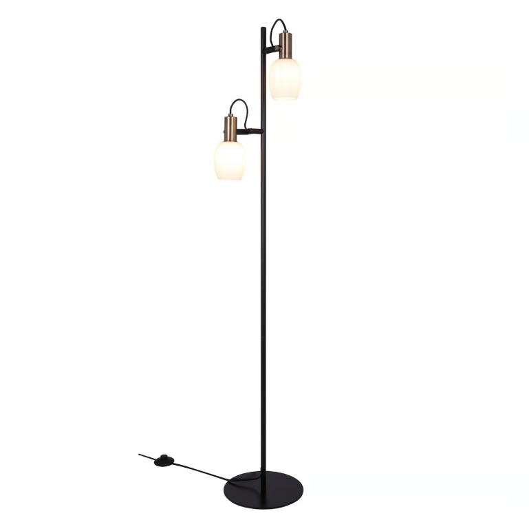 Lampadaire ARILD métal noir IP20 E14 - Nordlux, Intérieur