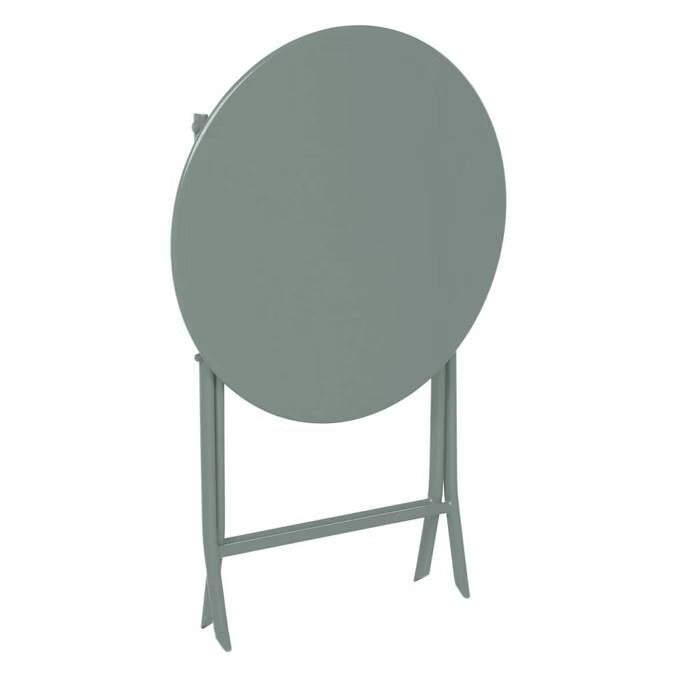 Hespéride Greensboro Table pliante ronde 2 places - Vert olive