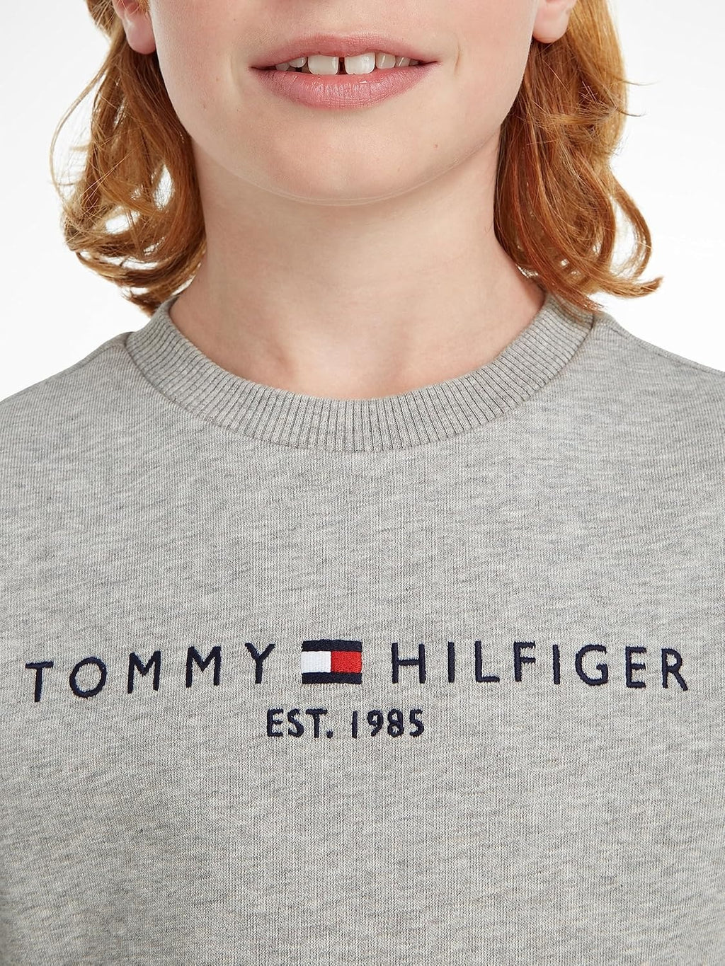 TOMMY HILFIGER Sweatshirt Essential Gris Enfants 92
