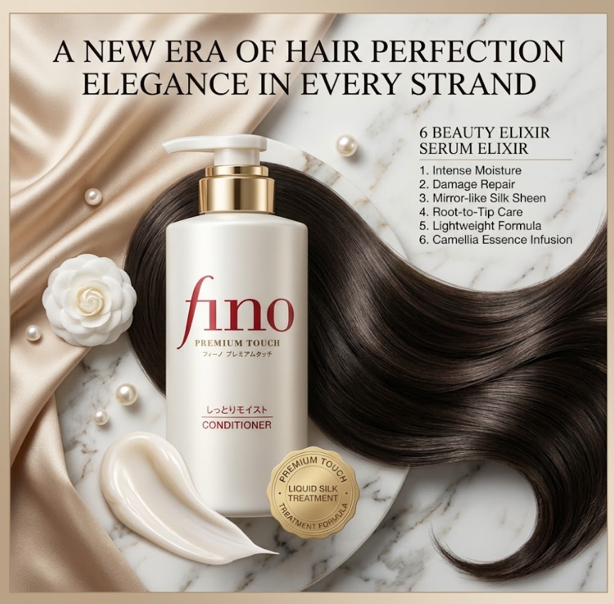 SHISEIDO fino Après-shampooing réparateur pour cheveux abîmés 550 ml