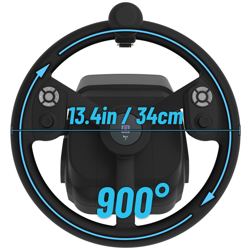Hori Système de contrôle des véhicules agricoles Farming Vehicle Control System pour PC - Inclus Volant, Levier de commande et Pédales