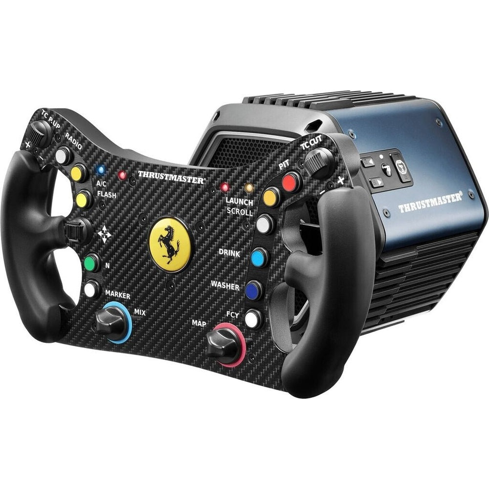 Thrustmaster Ferrari 488 GT3 Wheel Add-On - Échelle 1:1, Fibre de Carbone, Palettes Magnétiques en Métal, Compatible PC/PS/Xbox, Version de Vente