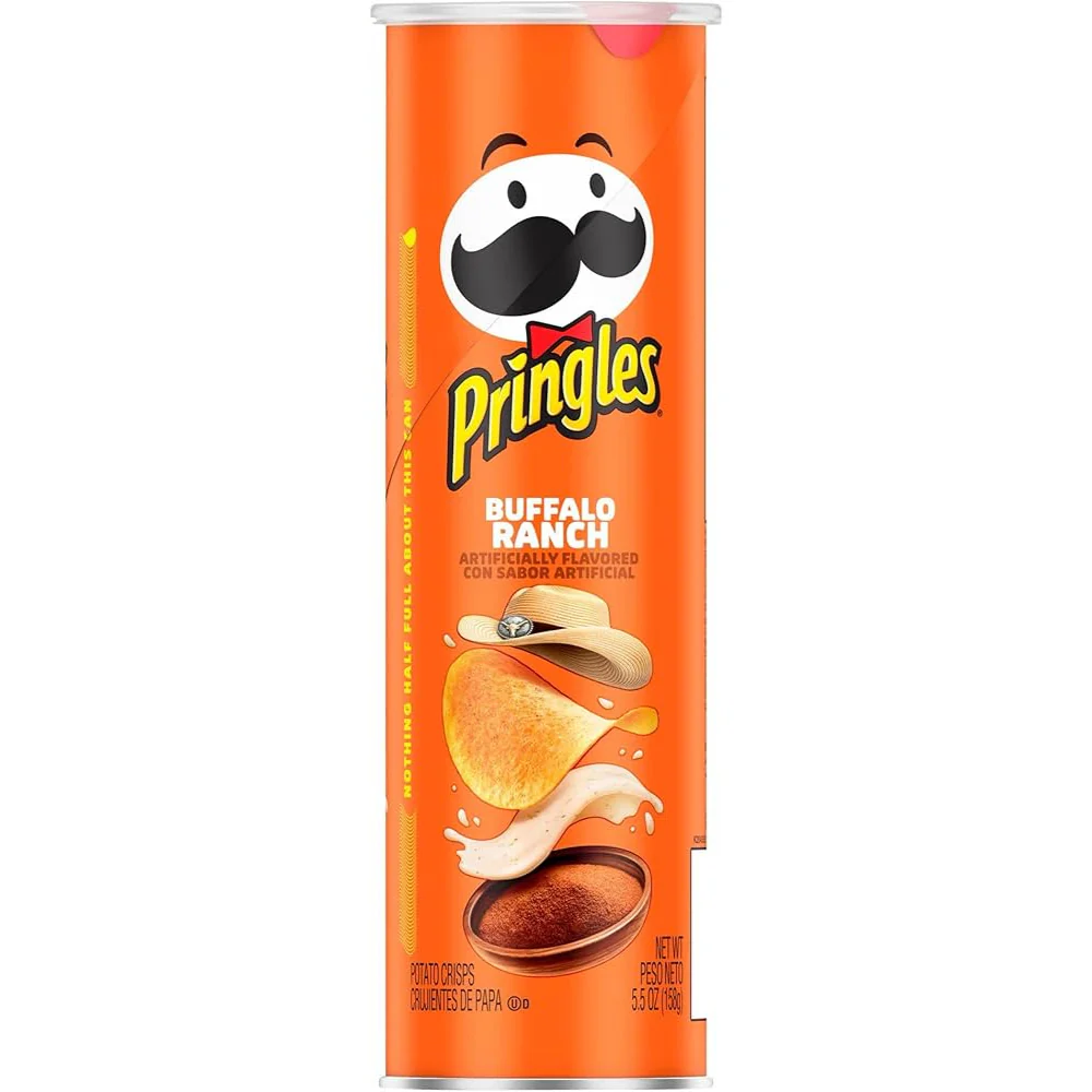 Pringles Chips saveur Buffalo Ranch - 156 g