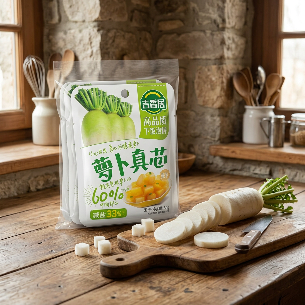 JI XIANG JU Dés de radis - 5 x 80 g