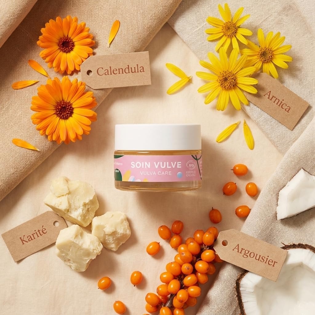 Goliate Baume de soin vulvaire bio Crème intime apaisante 50 ml