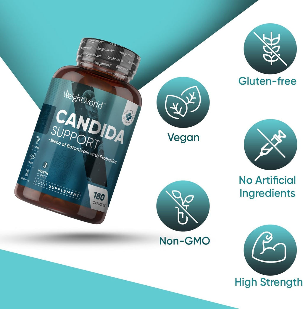WeightWorld Soutien anti-Candida 180 gélules