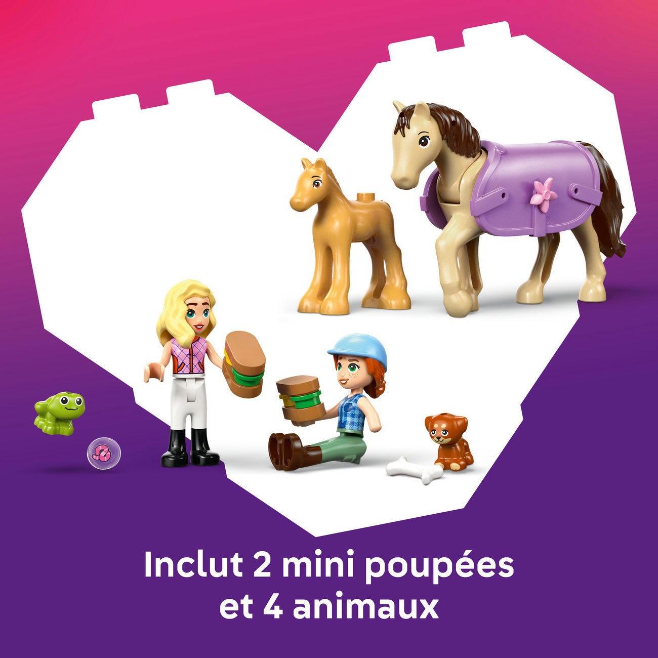 LEGO Friends 42695 La remorque du cheval et du poulain