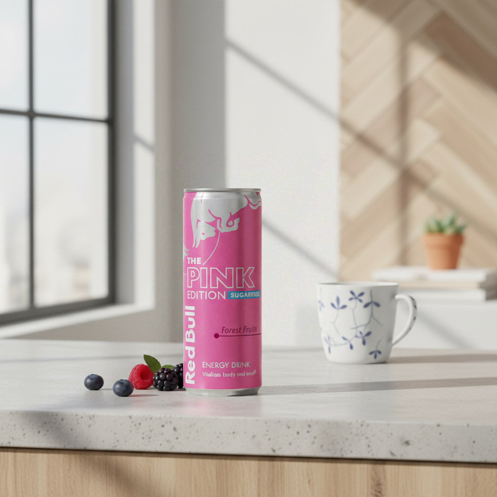 RED BULL Boisson énergisante The Pink Edition Wild Berry Pack de 24 x 25cl