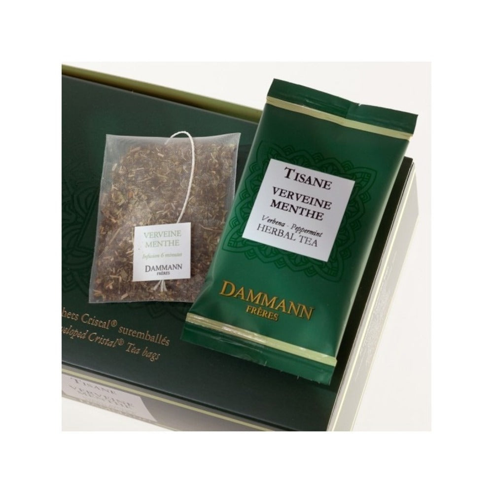 DAMMANN FRERES Tisane verveine menthe poivrée - 24 sachets, 48 g