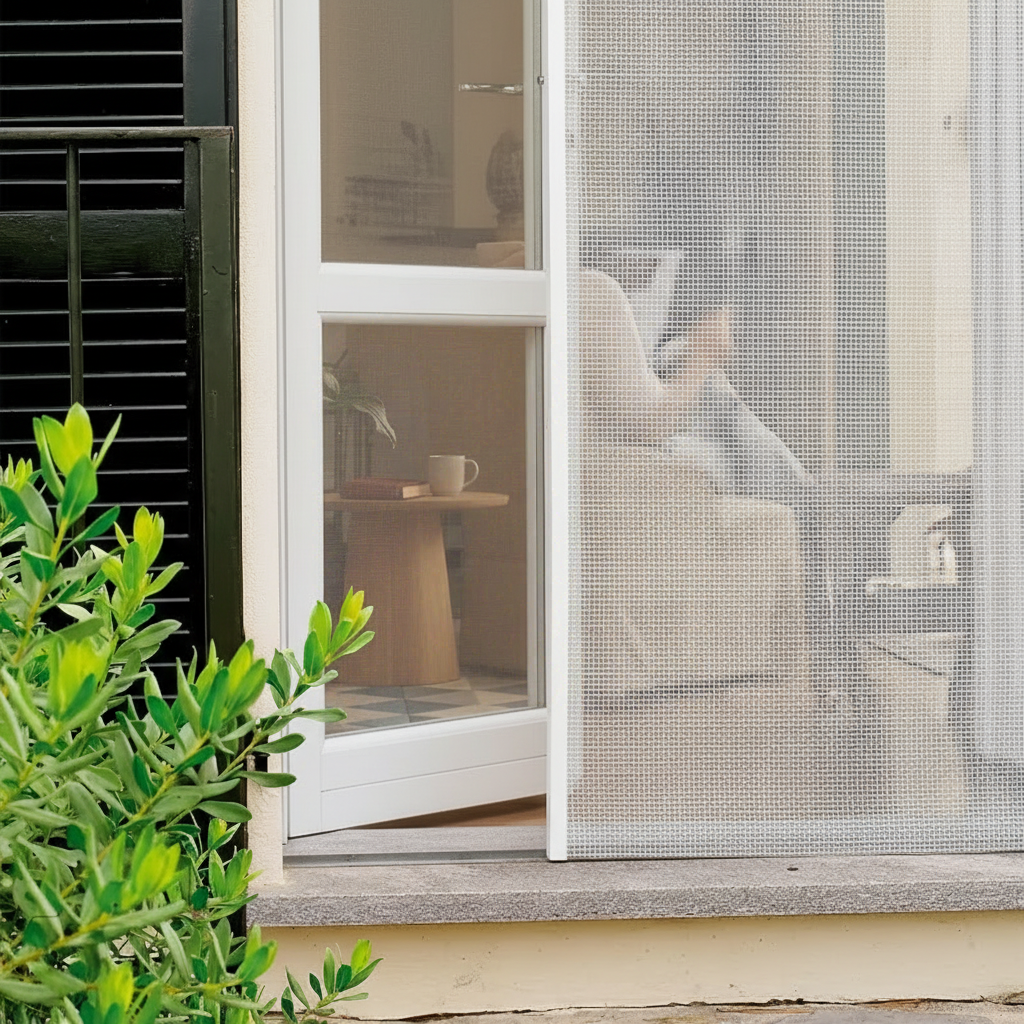 TENAX Tropical Moustiquaire en fibre de verre blanche - 1 x 30 m