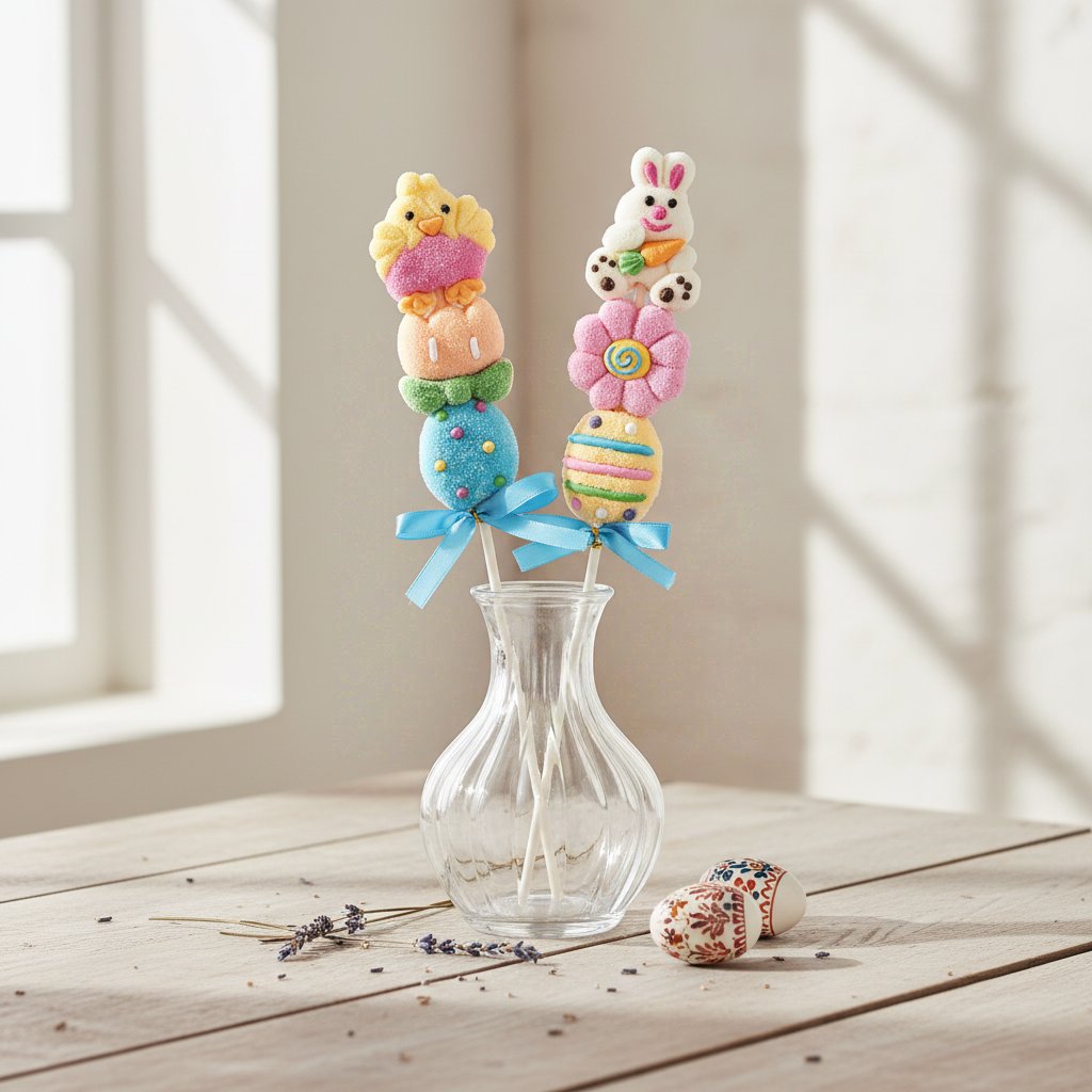 Fizzy Sucettes de guimauve en brochettes 35 g