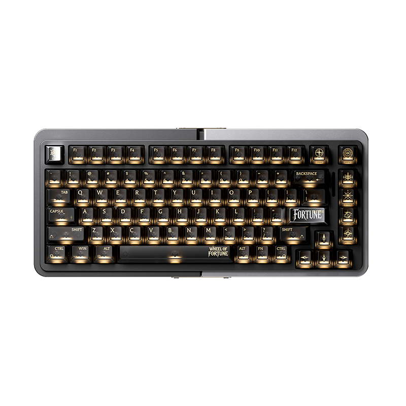 Royalaxe E75 Clavier de jeu personnalisable à effet Hall