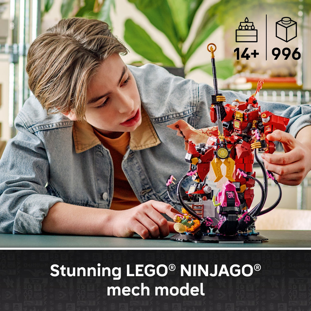 LEGO Ninjago 71846 Le robot du chevalier de feu