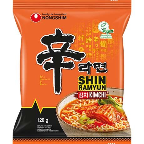 Nongshim Kimchi Ramyun 120 g (Nouvel emballage)