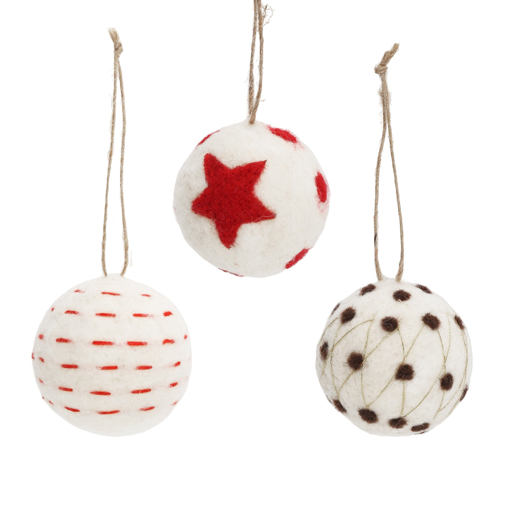 SALCAR Boules de Noël, Ø 6 cm, lot de 6