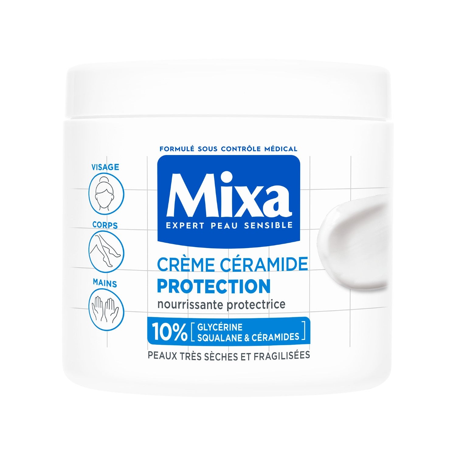 Mixa Crème Nourrissante Protectrice aux Céramides 400 ml