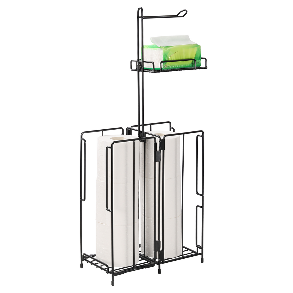 SRD Porte-essuie-tout pliable double face à poser au sol, multi-niveaux, Vente de Nouvel An, Meilleurs cadeaux