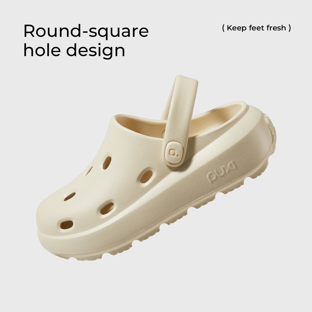 PUXI Sabots fromage Noir récif Pointure 42-43 Unisexe Style minimaliste