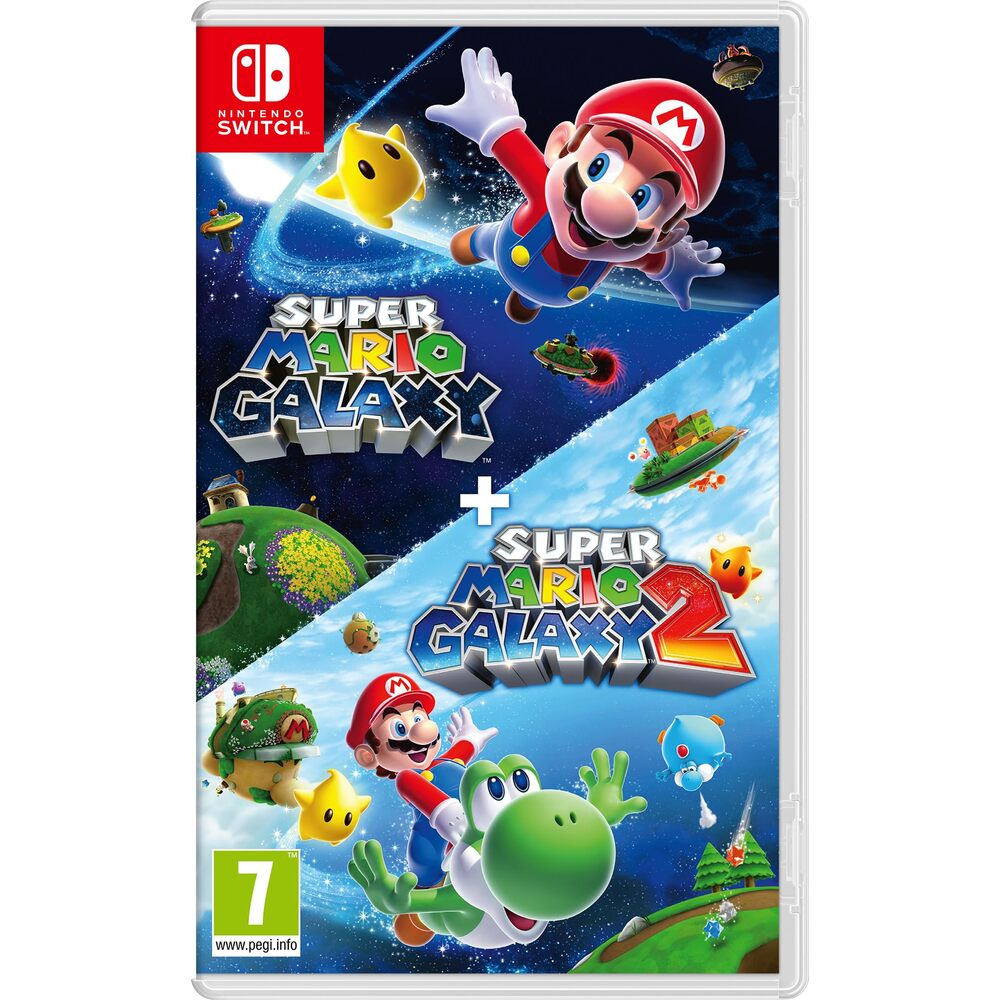Nintendo Super Mario Galaxy + Super Mario Galaxy 2 - Switch - Version Française