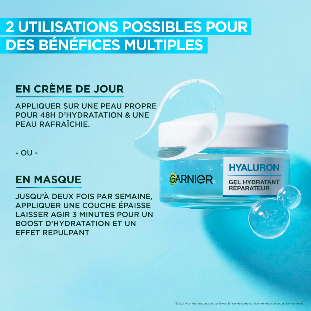 Garnier Skin Active Gelée Hydratante Quotidienne Aloe & Acide Hyaluronique, 50 ml