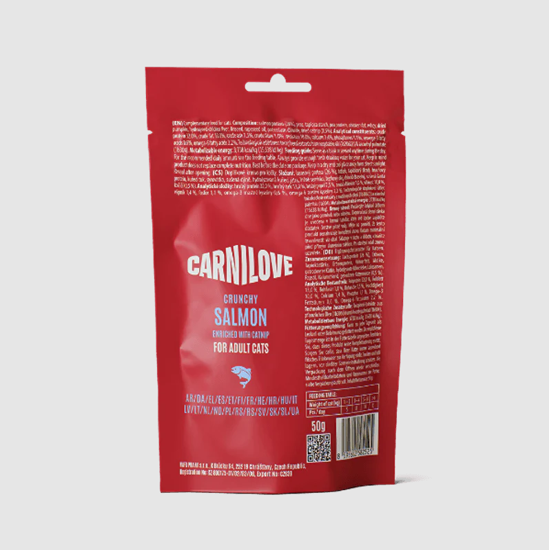 Carnilove Snack pour animaux croquant Saumon 50 g