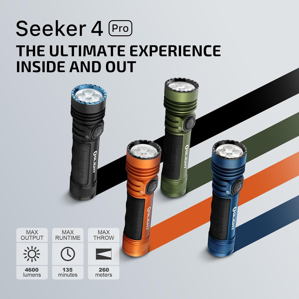 Olight Seeker 4 Pro Lampe de poche haute puissance