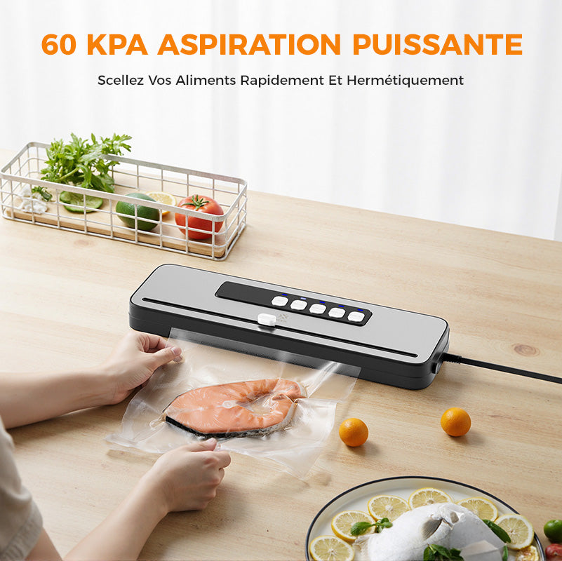 WOOX Appareil de mise sous vide avec sacs sous vide