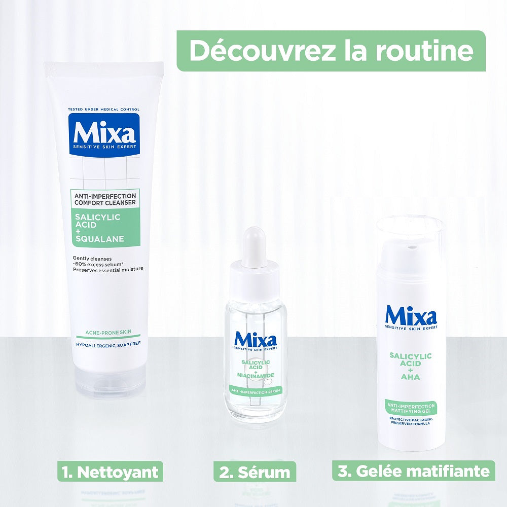 Mixa Lab Nettoyant Confort Anti-imperfections à l’Acide Salicylique 150ml