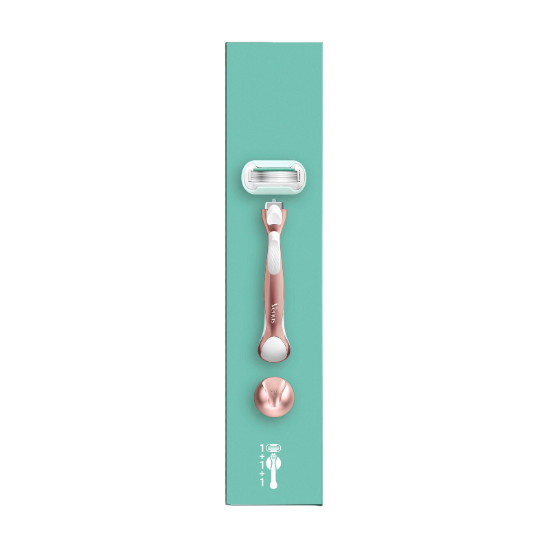 Gillette Venus Pro Smooth Sensitive - Rasoir Rechargeable avec 1 Lame - 1 Kit