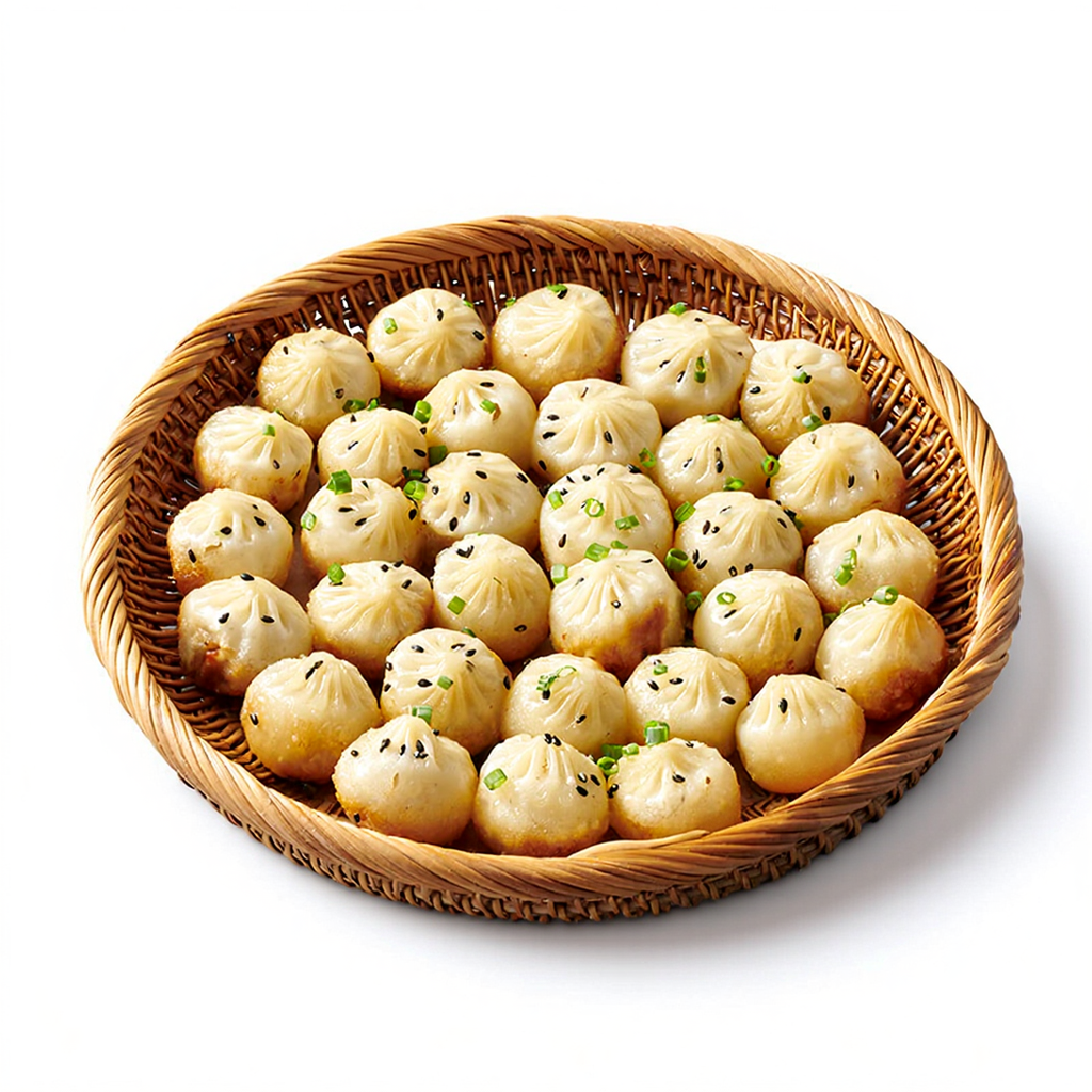 Sijia Kitchen Mini brioches vapeur saveur porc et maïs doux surgelées - 250 g