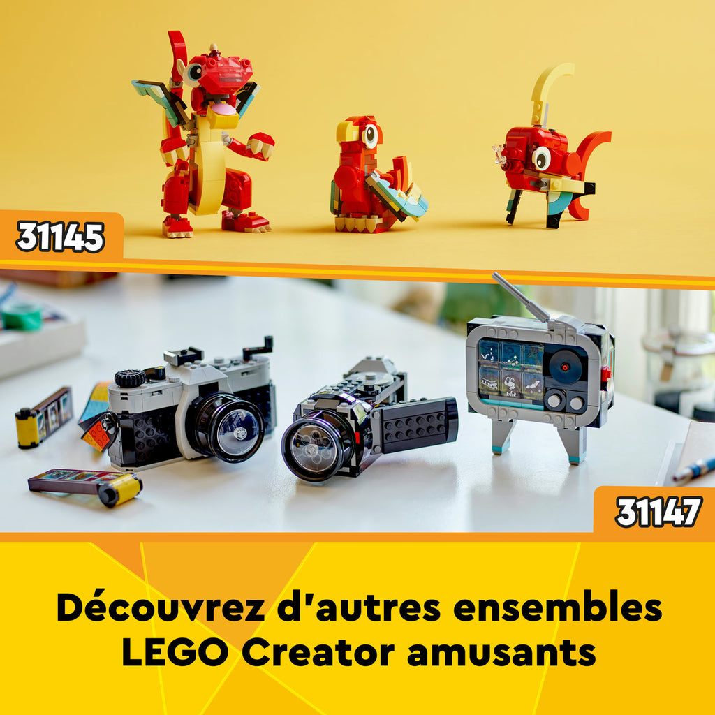 LEGO Creator 31146 Le camion remorque avec hélicoptère
